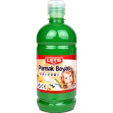Kitabevimden Lets Parmak Boyası 500 ml Yeşil L-5007