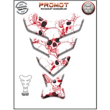 Motosıklet Kaplama Tank Pad Her Motora Uyumlu 291