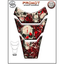 Motosıklet Kaplama Tank Pad Her Motora Uyumlu 362