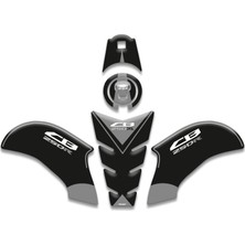 Motosıklet Kaplama  Honda CB250R Tank Pad Set (2018/2024) Uyumlu 08