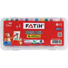 Kitabevimden Fatih Pastel Boya 12 Renk King Size Çantalı-12-Lı-Pkt