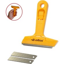 İlk El Grup Ieg™ Eltos Çok Fonksiyonlu Profesyonel Cam Kazıma Bıçağı 2 Adet Yedek Bıçak Hediyeli