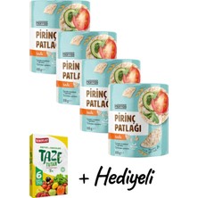 Kms Home Harras Glutensiz Vegan Pirinç Patlağı 88 gr x 4 Adet