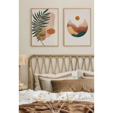 Artavessa 2 Parça Ahşap Çerçeve Görünümlü Mdf Tablo Seti 20X30 cm - Model 11