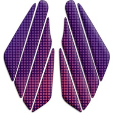 Motosıklet Kaplama  Depo Yan Pad Baskılı Parçalı Her Motora Uyumlu 017