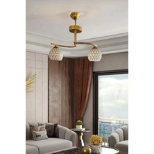 Ömür Avize Ilkim 2li Gold Kasa Avize