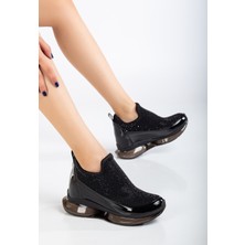 Geeta Ayakkabı Kadın Rahat Bilekli Air Taban Sneaker Ayakkabı