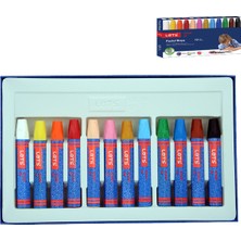 Kitabevimden Lets Pastel Boya Karton Kutu Köşeli 12 Renk L-6120