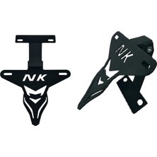 Motosıklet Plakalık 250 Nk Katlanır Plakalık Tüm Modellere Uyumlu