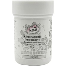Dr. Gusto Çikolata Boyası Beyaz 30 gr – Yağ Bazlı Gıda Boyası