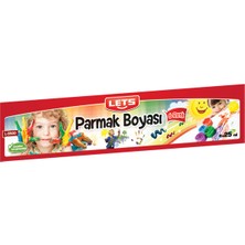 Kitabevimden Lets Parmak Boyası 25 ml 6 Lı L-5500