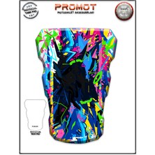 Motosıklet Kaplama Tank Pad Her Motora Uyumlu 405