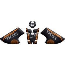 Motosıklet Kaplama Kuba Tk-03 Tank Pad Set (2021/2024) Uyumlu 02
