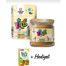 Kms Home Yörük Ana Kids Kakaolu Zencefilli Keçiboynuzu Macunu