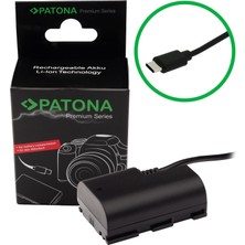 Patona Premium Usb-C Girişli Pil Adaptörü, Canon Lp-E6 LP-E6N LP-E6NH XC10 Eos R Eos 80D 7d 70D 6d 60D Için