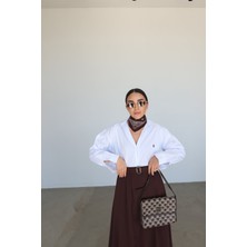 Özge Özgenç Oversize Basic Gömlek