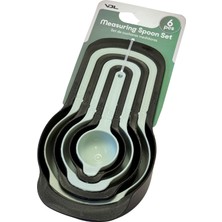 Vdl Plastik Ölçek Kaşık Set 6 Parça