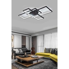 Ömür Avize Tetris Modern Tasarım Siyah Ledli Plofonyer Avize