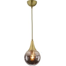 Ömür Avize Inci Modern Globe Kapalı Camlı Tekli Avize