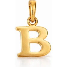 GEBZE TAKI 14 Ayar 'b' Harfi Kolye Ucu