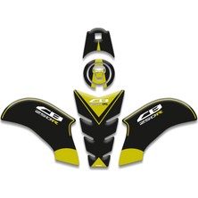 Motosıklet Kaplama  Honda CB250R Tank Pad Set (2018/2024) Uyumlu 07