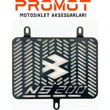 Radyatör Koruma Bajaj Pulsar Ns 200 Siyah Radyatör Koruma 2014/2024 Uyumlu