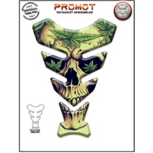 Motosıklet Kaplama Tank Pad Her Motora Uyumlu 254