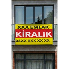 Pinkipay Sahibinden Satılık Emlak Branda Afiş Pankart 70X50CM