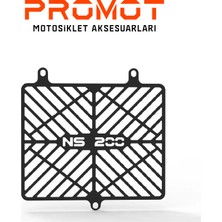 Radyatör Koruma Bajaj Pulsar Ns 200 Siyah Radyatör Koruma 2014/2024 Uyumlu