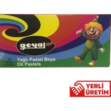 Kitabevimden Goyal Pastel Boya Karton 12 Renk Köşeli PTL-112
