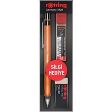 Kitabevimden Rotring Okul Seti Visuclick Versatil/min Silgi 0.7 mm Turuncu RO-VK07