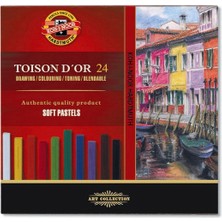 Kitabevimden Koh-I Noor Set Of Artist´s Dry Chalks Carre (24 Lü Set) 8584
