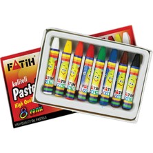 Kitabevimden Fatih Pastel Boya 8 Renk King Size