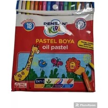 Kitabevimden Pensan Kidz Pastel Boya Çantalı 18 Renk 98121
