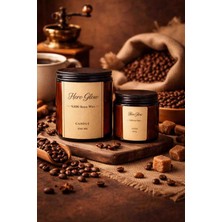 Hero Glow Candle Kahve Kokulu Amber Kavanoz Mum 250ML&100ML