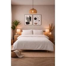 fersuay Buldan Natural Pure Doku Çift Kişilik Nevresim Takımı 200X220