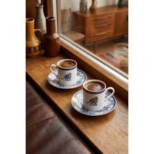 Acar Pars 2 Kişilik Porselen Kahve Fincanı Takımı - 90 ml