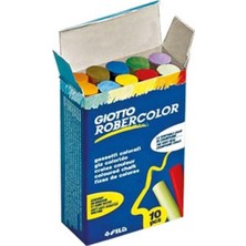 Kitabevimden Robercolor Tebeşir Yuvarlak Tozsuz 10 Lu Karışık Renk (10 Paket) 5389 00
