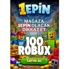 Roblox 100 Robux - 1Epin Oyun Pinleri USD Para Birimi ile Hızlı Kullanım