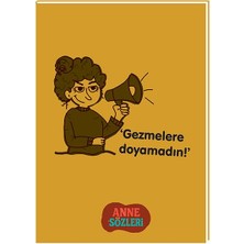 Keskin Color Keskin 12*17 Kuşe Kapak Anne Sözleri Not Defteri - Gezmelere Doyamadın!