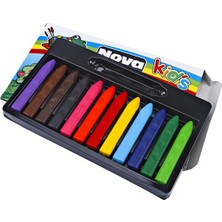 Kitabevimden Nova Color Mum Boya Jumbo Üçgen Silinebilir 12 Renk Nc 2124