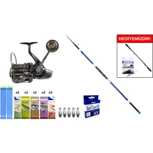 Ryuji Surf Master 4.20M 100-250 Gr&ryuji Momentum 10000 Silver Uv 11+1bb Surf Seti