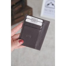 Norvi Leather Çift Taraflı Unisex Hakiki Deri Kartlık 1145