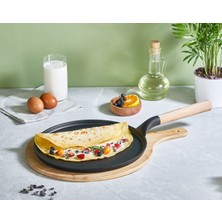 Falez Black Lıne Döküm Krep Tava 28 cm