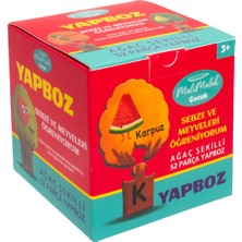 Melimelek Çocuk Yapboz Puzzle - Sebze ve Meyveleri Öğreniyorum (Ceyda Düvenci)