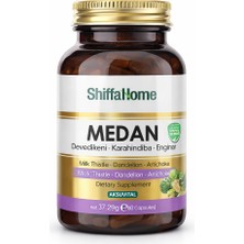 Shiffa Home Medan Devedikeni Karahindiba Enginar Içeren Takviye Edici Gıda 60 Kapsül | Milk Thistle Dandelion Artichoke Içeren Bitkisel Formül