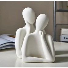 Tedisanat Dekoratif Iki Kalp Sevgili Obje Biblo