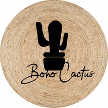 Kilim Home Boho 903 Boho Cactus Desenli Natural Jüt