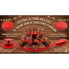 Eksen 3 Katlı Çok Amaçlı Teşhir Standı – Kişiye Özel Tasarım Seçeneğiyle!