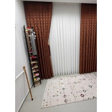 Nivemes Home Nivemeshome Ritim Kiremit 1/3 Pileli Fon Perde